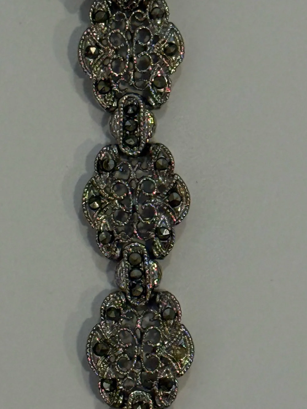 Vintage Marcasite Quartz Watch